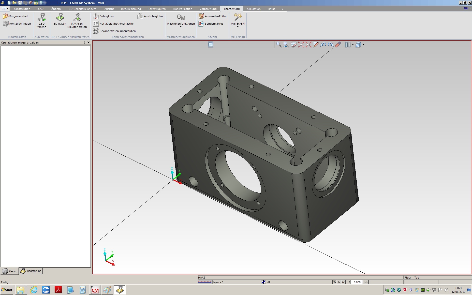 Programmierplatz mit CNC Ansicht